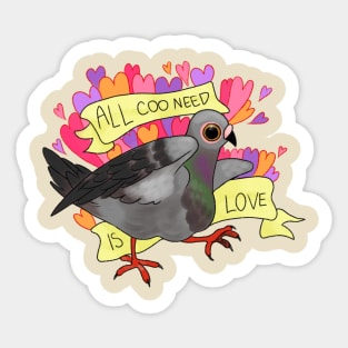 All Coo Need Sticker